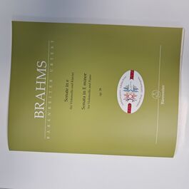 Sonata in E Minor for Violoncello and Piano Op. 38