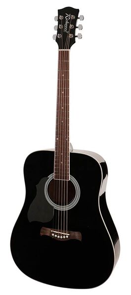 Guitarra Acústica Dreadnought Richwood Zurda Negra