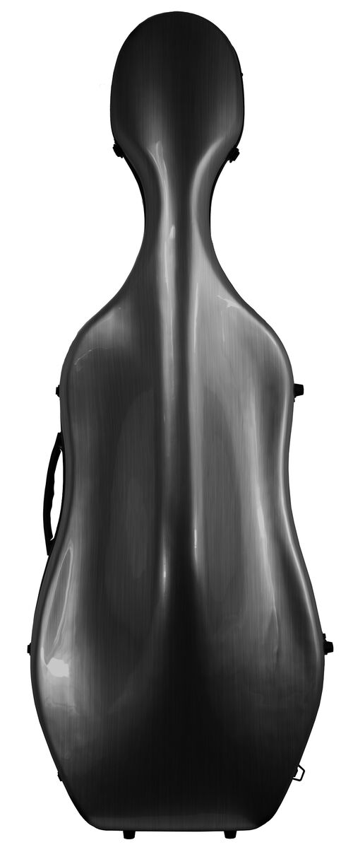 Estuche de Cello Amadeus 4/4 de Fibra de Vidrio Negro