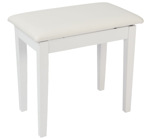 Banqueta Amadeus para Piano Blanco Mate