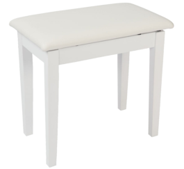 Banqueta Amadeus para Piano Blanco Mate