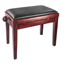 Banqueta Regulable para Piano Marrón Mate