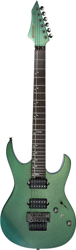 Guitarra Electrica Mooer Cuerpo Macizo Mmt100 Fr Aurora Green