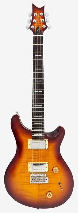 Guitarra Eléctrica Double Cut Sire Guitars Q7 Tobacco Sunburst