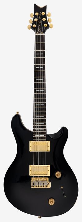 Guitarra Eléctrica Double Cut Sire Guitars Q7 Black