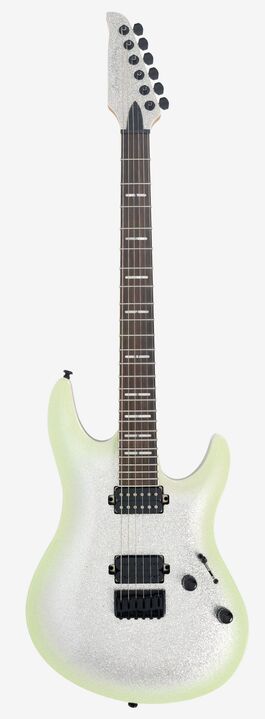 Guitarra Eléctrica Metal Sire Guitars Y5 Silver Sparkle