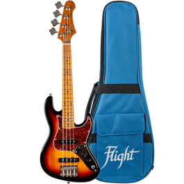 Ukelele Bajo Flight Rock Series Mini Bass SunBurst
