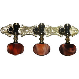 Clavijero Luthier Clásica 305-06 Dorado Palomilla Marrón