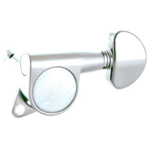 Clavijero Acustica/Eléctrica Luthier J333C-D7 Cromado 3+3 Clavijero Acustica/Eléctrica Luthier J333C-D7 Cromado 3+3