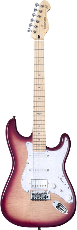 Guitarra Electrica Cuerpo Macizo Mooer Msc30 Pro Rose Purple