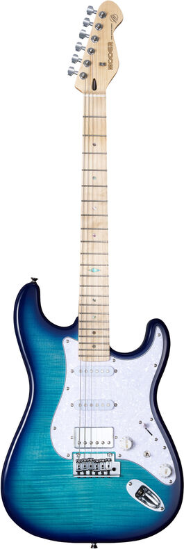 Guitarra Electrica Cuerpo Macizo Mooer Msc30 Pro Lake Blue