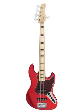Bajo de 5 Cuerdas Marcus Miller V7 Vintage Swamp Ash-5 (2nd Gen) Bmr Bright Metallic Red