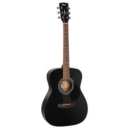 Guitarra Acústica de 6 Cuerdas Cort Af510e Bks W/Bag