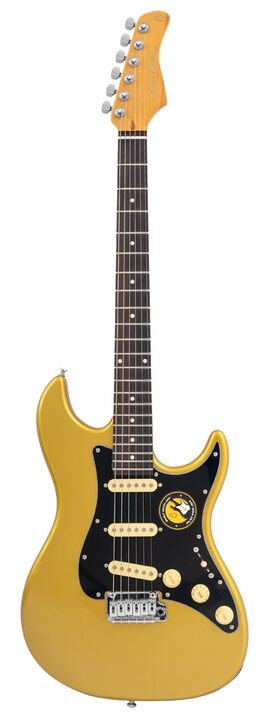 Guitarra Eléctrica St Sire Guitars S3 New Gen Mgo Metallic Gold