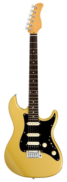 Guitarra Eléctrica St Sire Guitars S3 Hss New Gen Mgo Metallic Gold