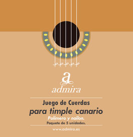 Juego De Cuerdas Admira para Timple Soprano