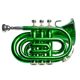 Trompeta  Pocket Taylor Collins TCPTR-13 GR Verde en Sib