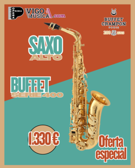 Saxo alto Mib Buffet Serie 400 Lacado (BC8401-1-0)