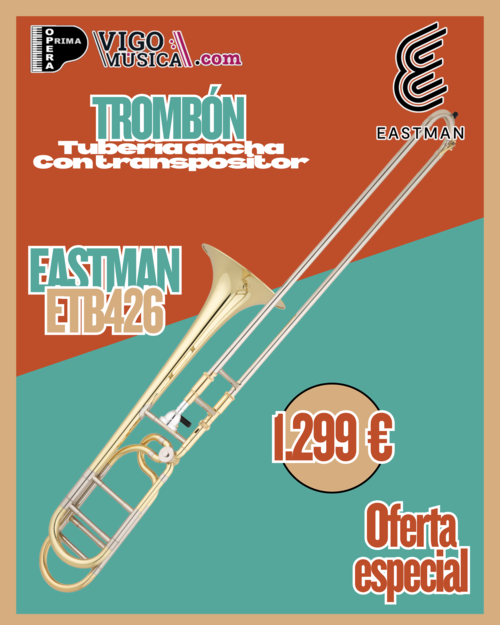 Trombón Eastman ETB426 Performance Sib/Fa
