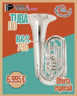 Tuba B&S 795 Do 5/4  Plateada