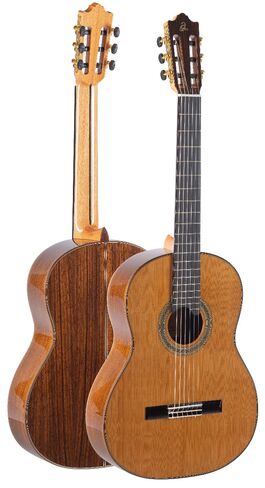 Guitarra Admira Carmen Serie Flamenco Cutaway Electrificada Fishman