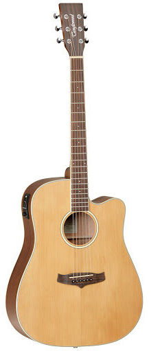 Guitarra Tanglewood Dreadnought Electrificada Con Cutaway