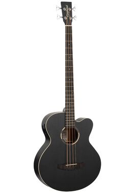 Bajo Acústico Super Jumbo Con Cutaway Serie Black Bird