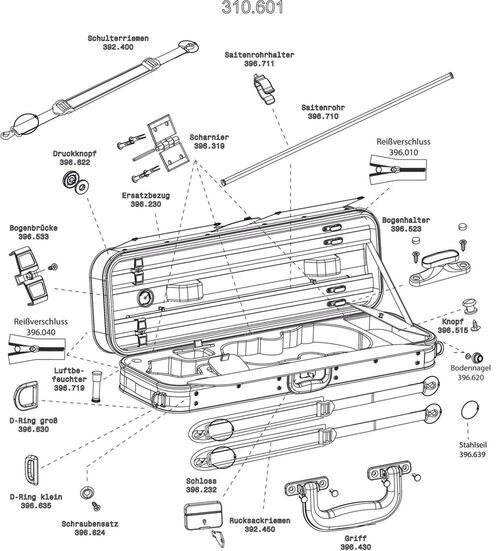 Recambio Funda de Repuesto Estuche Azul Violín Lutería Venezia Recambio Funda de Repuesto Estuche Azul Violín Lutería Venezia