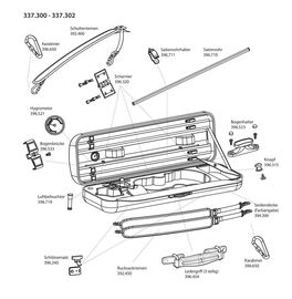 Recambio Estuche violín JAEGER Prestige Cerradura GEWA Made in Germany