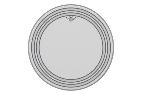 Parche Powersonic Blanco Rugoso Bombo 24 PW-1124-00