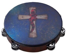 Panderetas ideal para cultos religiosos TA-3010-81-SD050