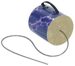 Tambor con muelle Tubo Trueno 6 x 6 Recto SP-0606-TL