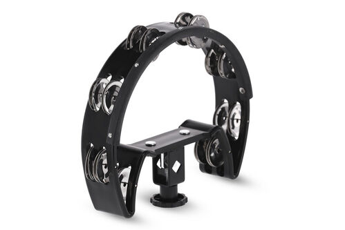 Pandereta Redonda Media Luna Negra