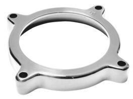 Bottom Bongo Aluminio 8 1/2 Cromado | 4 orificios