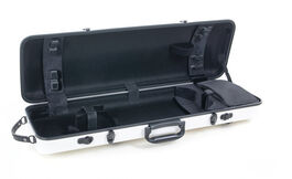 Estuches para violín Policarbonato 2.4 4/4 Blanco