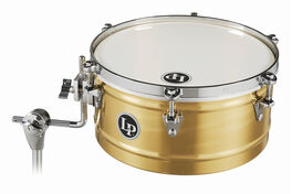 Timbales Single Brass Timbales 10 Latin Percussion