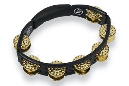 Panderetas Cyclop para mano Latón martillado, negro