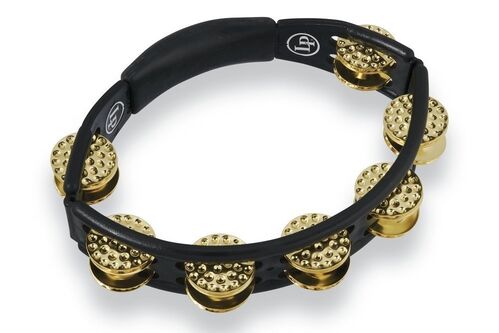 Panderetas Cyclop para mano Latón martillado, negro