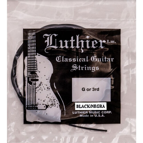 Cuerda 3ª Luthier Negra Clásica LU-03BK