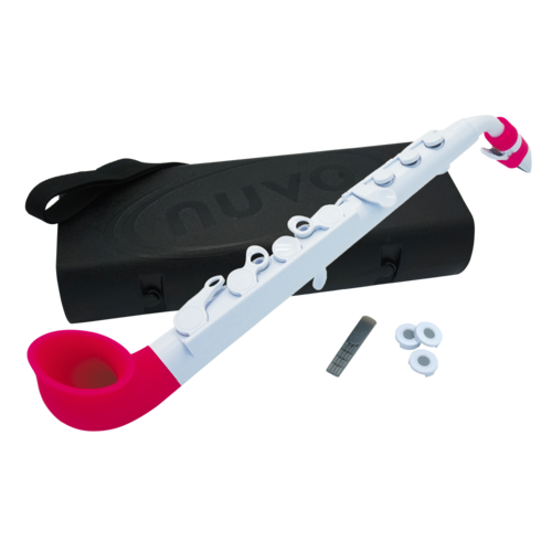 JSax 2,0 Nuvo N-520JWPK Blanco y Rosa