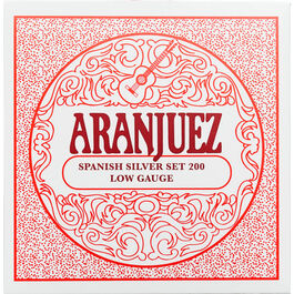Juego Cuerdas Guitarra Clasica Aranjuez Spanish Silver 200