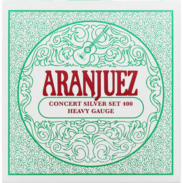 Juego Cuerdas Guitarra Clasica Aranjuez Concert Silver 400