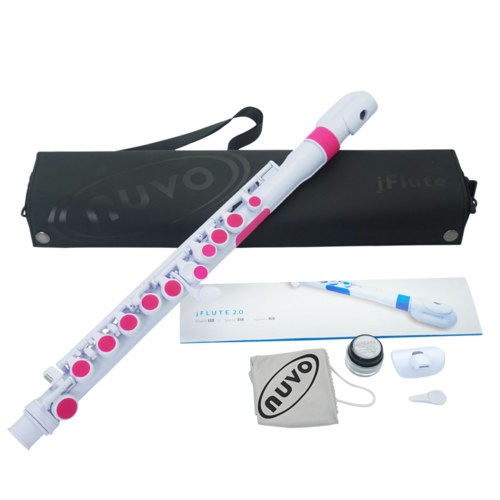 JFlute 2,0 Nuvo N-220JFPK Blanca y Rosa