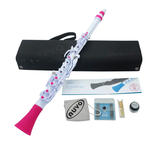 Clarinéo 2,0 Nuvo N-120CLPK Blanco y Rosa