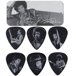 Lata 12 Púas Dunlop Hendrix Silver Portrait PTR-05H