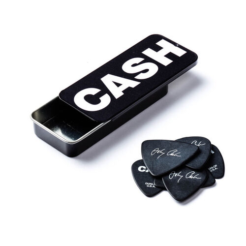 Lata 6 Púas Dunlop JCPT-04H Johnny Cash Bold Lata 6 Púas Dunlop JCPT-04H Johnny Cash Bold