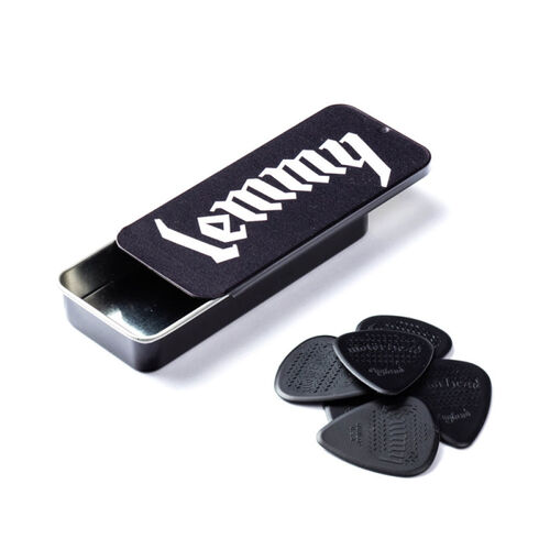 Lata 6 Púas Dunlop MHPT-02 Motorhead Lemmy Lata 6 Púas Dunlop MHPT-02 Motorhead Lemmy