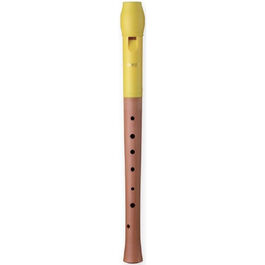Flauta Dulce Soprano Digitación Alemana Smart WRS-4338G-YE Mixta Amarilla