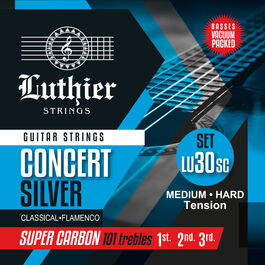 Juego Cuerdas Luthier 30 Súper Carbón Guitarra Clásica LU-30SC