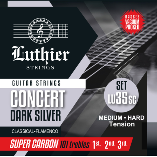 Juego Cuerdas Luthier 35 Súper Carbón Guitarra Clásica LU-35SC